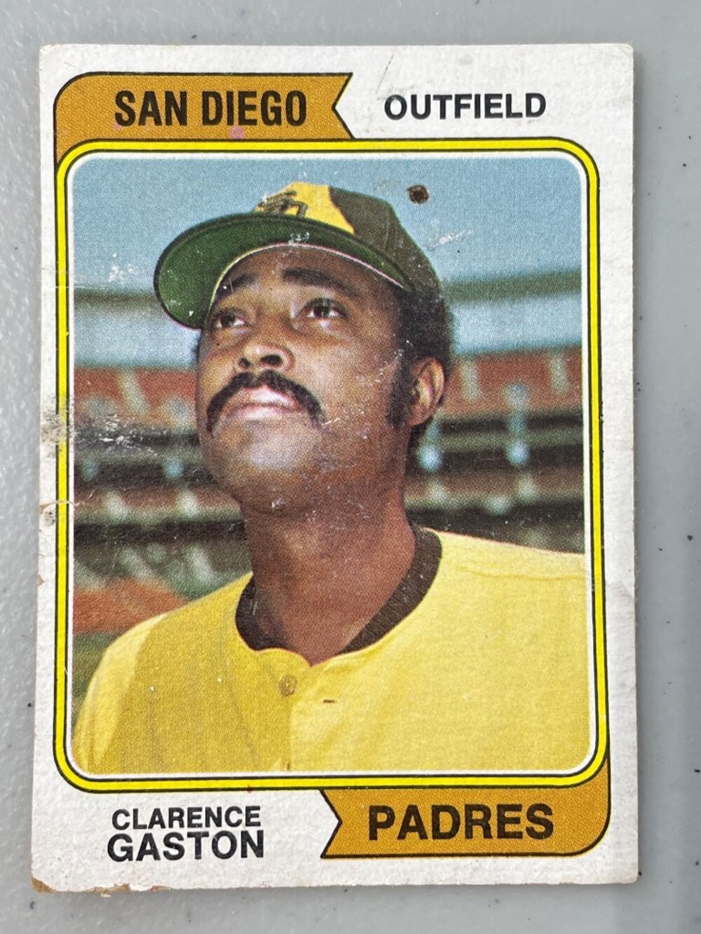 Clarence Gaston San Diego Padres Trading Card No. 364 Retro Baseball Collectible